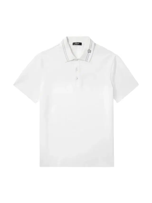 Medusa Embroidered Cotton-Piqué Polo Shirt - Men