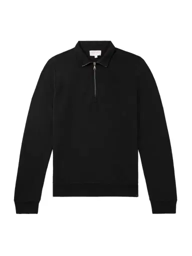 Derek Rose Cotton and Modal-Blend Jersey Half-Zip Sweatshirt - Men | Thumbnail 1 Derek Rose Cotton and Modal-Blend Jersey Half-Zip Sweatshirt - Men | Thumbnail 1