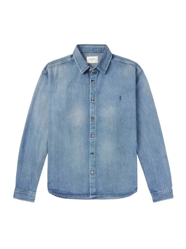 Logo-Embroidered Denim Shirt - Men