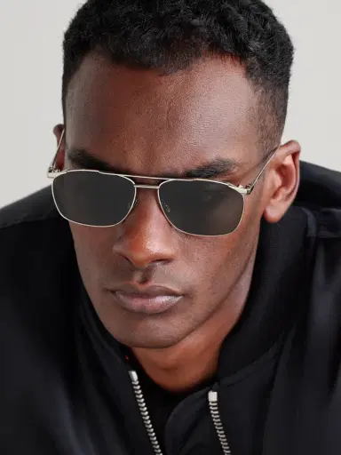 Saint Laurent Aviator-Style Silver-Tone Sunglasses - Men | Thumbnail 2 Saint Laurent Aviator-Style Silver-Tone Sunglasses - Men | Thumbnail 2