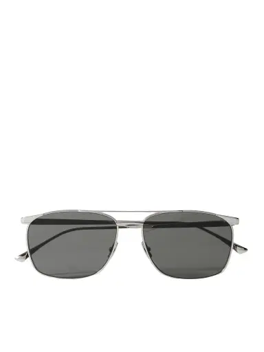 Saint Laurent Aviator-Style Silver-Tone Sunglasses - Men | Thumbnail 1 Saint Laurent Aviator-Style Silver-Tone Sunglasses - Men | Thumbnail 1
