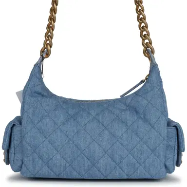 Chanel Chanel Large Cargo Hobo Bag Light Blue Washed Denim Brushed Gold Hardware | Thumbnail 4 Chanel Chanel Large Cargo Hobo Bag Light Blue Washed Denim Brushed Gold Hardware | Thumbnail 4