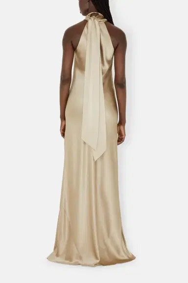 GALVAN LONDON Sienna Gown - Sand | Thumbnail 5