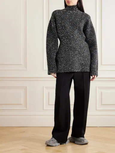 Balenciaga Sequined Knitted Turtleneck Sweater | Thumbnail 2 Balenciaga Sequined Knitted Turtleneck Sweater | Thumbnail 2