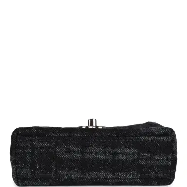 Chanel Chanel Nano Kelly Shopper Black and Grey Printed Denim Ruthenium Hardware | Thumbnail 6 Chanel Chanel Nano Kelly Shopper Black and Grey Printed Denim Ruthenium Hardware | Thumbnail 6