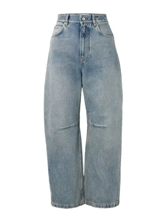 Anagram High-rise Barrel-leg Jeans