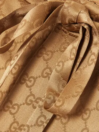 Gucci Gg Hammered Satin-jacquard Shorts | Thumbnail 5 Gucci Gg Hammered Satin-jacquard Shorts | Thumbnail 5