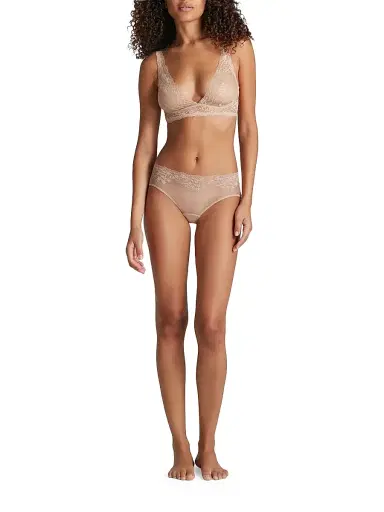 Commando Women's Double Take Stretch Lace Bralette - Black - Size Medium | Thumbnail 2