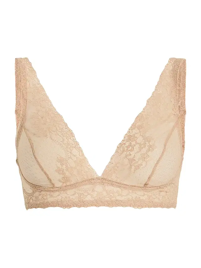 Commando Women's Double Take Stretch Lace Bralette - Black