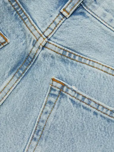 FRAME Women's Bubble Mid-Rise Barrel Jeans - Outlaw | Thumbnail 7