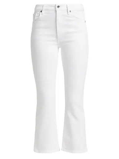 Frame Women's Reboot Crop Mid-Rise Pants - White - Size 31 | Thumbnail 1 Frame Women's Reboot Crop Mid-Rise Pants - White - Size 31 | Thumbnail 1