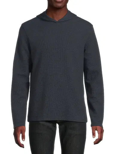 Vince Men's Double-Face Hoodie - Coastal | Thumbnail 3 Vince Men's Double-Face Hoodie - Coastal | Thumbnail 3