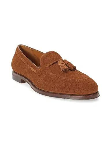 Polo Ralph Lauren Men's Maestra Tassel Suede Loafers | Thumbnail 2 Polo Ralph Lauren Men's Maestra Tassel Suede Loafers | Thumbnail 2
