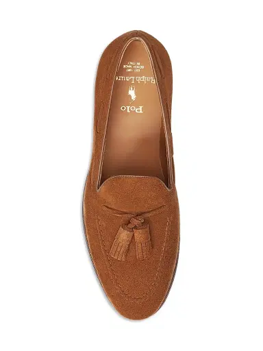 Polo Ralph Lauren Men's Maestra Tassel Suede Loafers | Thumbnail 4 Polo Ralph Lauren Men's Maestra Tassel Suede Loafers | Thumbnail 4