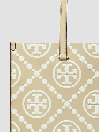 Tory Burch Women's T Monogram Embossed Leather Tote Bag | Thumbnail 6