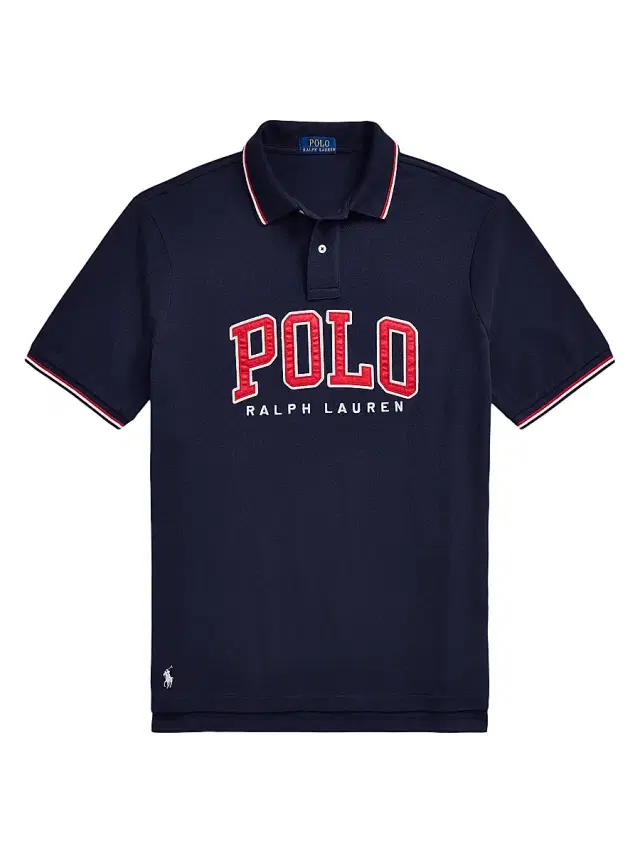 Polo Ralph Lauren Men's Logo Mesh Custom-Slim-Fit Polo Shirt - Cruise Navy