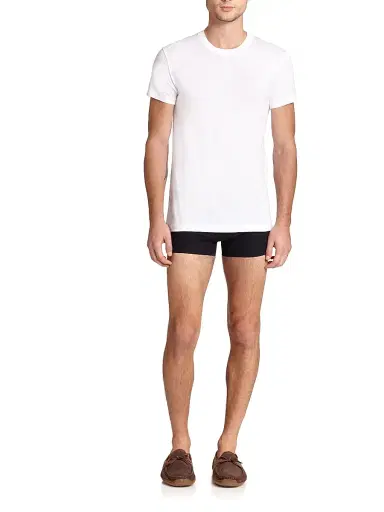 2XIST Men's Pima Cotton Crewneck Tee - White | Thumbnail 2