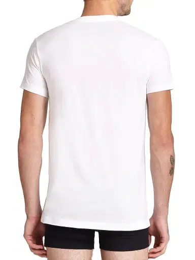 2XIST Men's Pima Cotton Crewneck Tee - White | Thumbnail 4