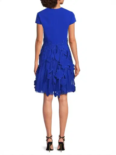 Shani Women's Crepe Fit & Flare Dress | Thumbnail 5
