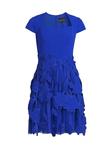 Shani Women's Crepe Fit & Flare Dress | Thumbnail 1