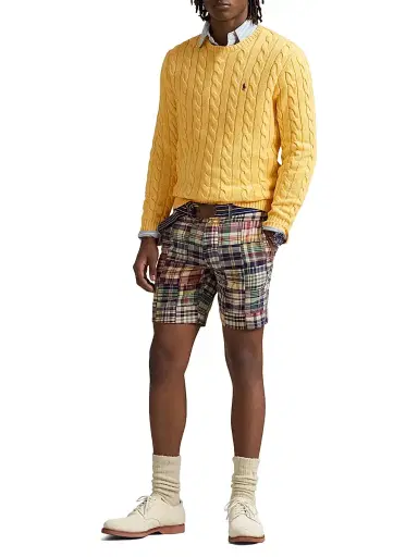 Polo Ralph Lauren Men's Cable-Knit Cotton Sweater - Fall Yellow | Thumbnail 2 Polo Ralph Lauren Men's Cable-Knit Cotton Sweater - Fall Yellow | Thumbnail 2