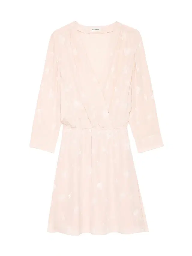 Zadig & Voltaire Women's Rucas Flash Heart Jacquard Silk Minidress - Pearly
