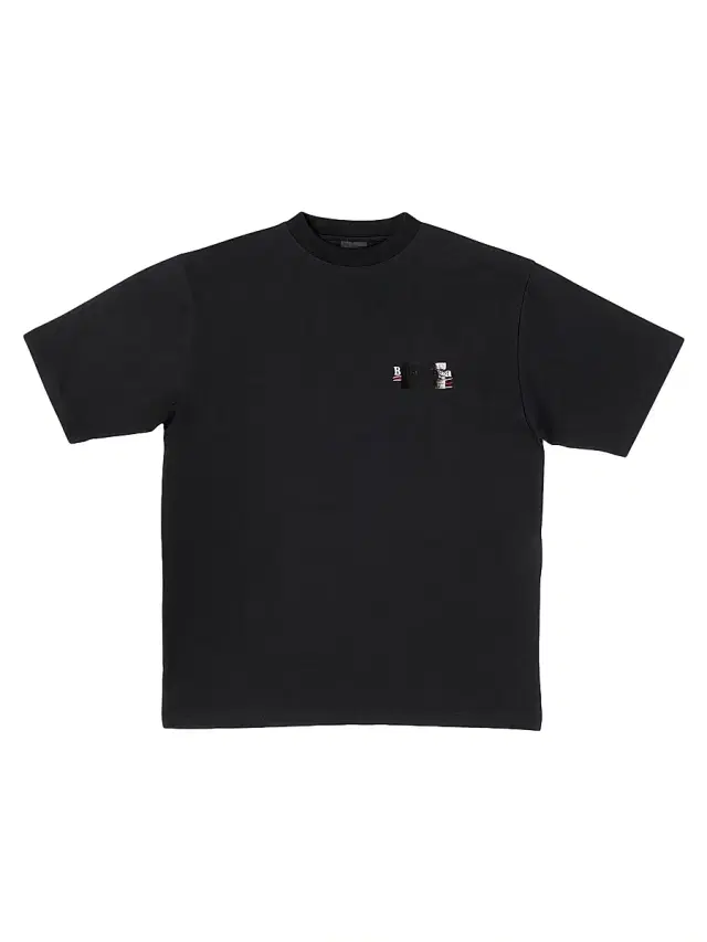 Balenciaga Men's Gaffer T-Shirt Large Fit - Black White Red