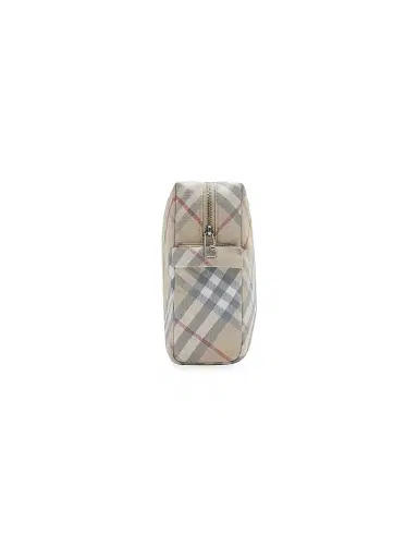 Burberry Check Diaper Pouch - Pale Stone Check | Thumbnail 2