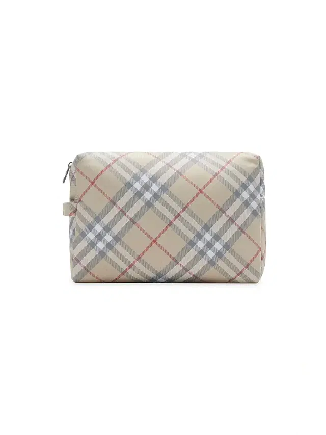 Check Diaper Pouch - Pale Stone Check