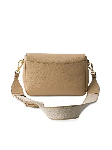 Prada Women's Leather Shoulder Bag - Beige Khaki | Thumbnail 3 Prada Women's Leather Shoulder Bag - Beige Khaki | Thumbnail 3