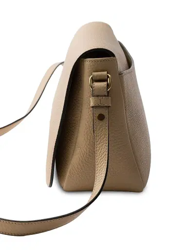 Prada Women's Leather Shoulder Bag - Beige Khaki | Thumbnail 4 Prada Women's Leather Shoulder Bag - Beige Khaki | Thumbnail 4