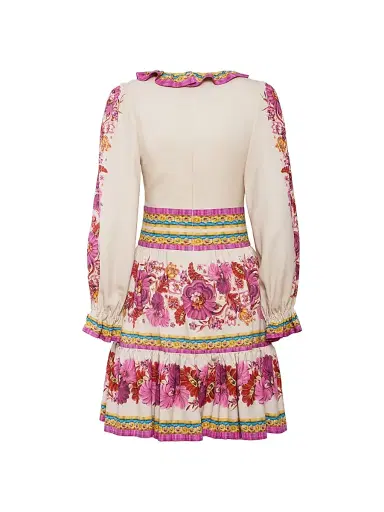 La DoubleJ Women's Reina Mini Dress - Zodiac Placee Multicolor | Thumbnail 2 La DoubleJ Women's Reina Mini Dress - Zodiac Placee Multicolor | Thumbnail 2