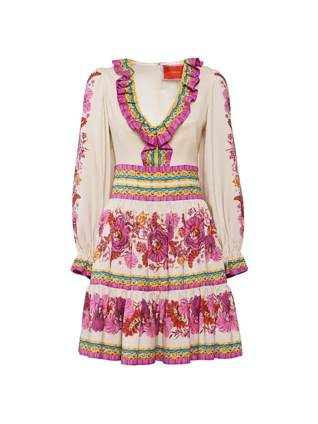 La DoubleJ Women's Reina Mini Dress - Zodiac Placee Multicolor