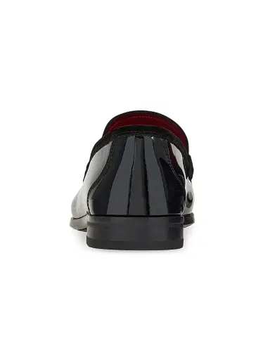 FERRAGAMO Men's Grandioso2 Patent Leather Loafers - Nero | Thumbnail 3