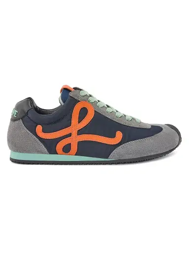 LOEWE Men's Ballet Runner 2.0 Low-Top Sneakers - Navy Orange | Thumbnail 1 LOEWE Men's Ballet Runner 2.0 Low-Top Sneakers - Navy Orange | Thumbnail 1