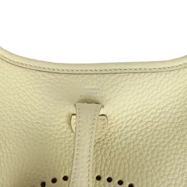 HERMÈS Hermes Evelyne TPM Jaune Milton Clemence Palladium Hardware | Thumbnail 7 HERMÈS Hermes Evelyne TPM Jaune Milton Clemence Palladium Hardware | Thumbnail 7
