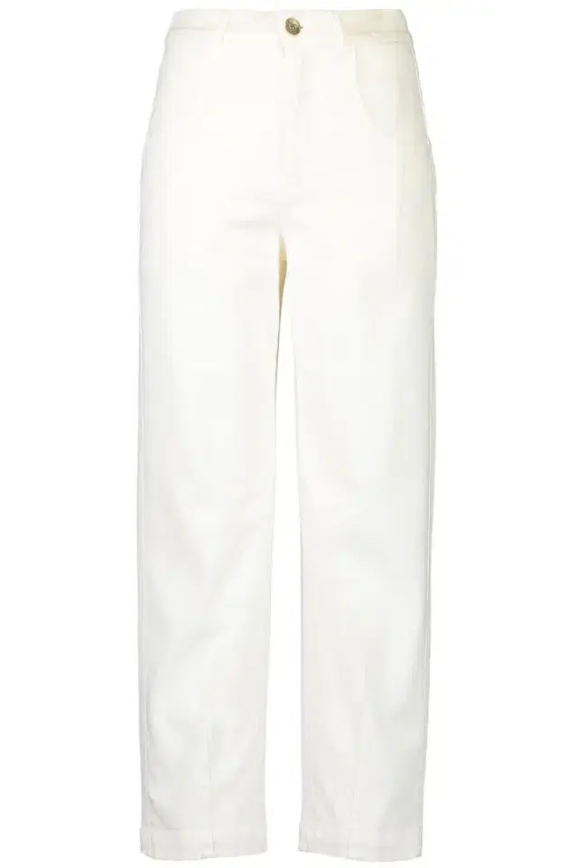 ELEVENTY Cropped Jean - White