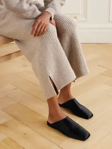 Loro Piana Alba Satin Slippers | Thumbnail 2 Loro Piana Alba Satin Slippers | Thumbnail 2