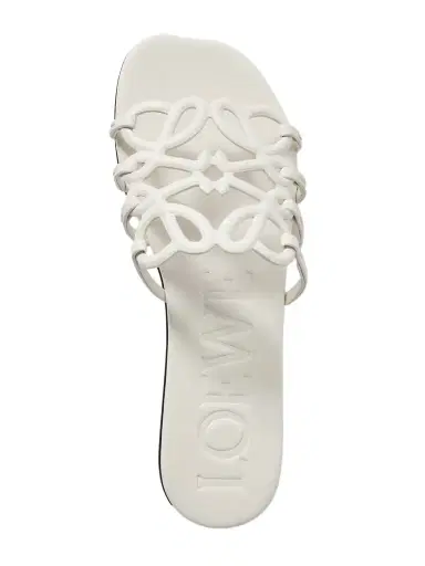 Loewe Petal Anagram Leather Slides | Thumbnail 1 Loewe Petal Anagram Leather Slides | Thumbnail 1