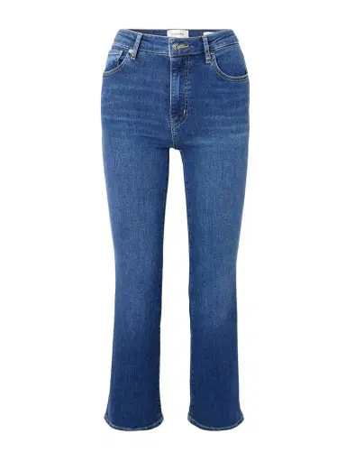 Frame Reboot Crop Stretch High-rise Bootcut Jeans | Thumbnail 1 Frame Reboot Crop Stretch High-rise Bootcut Jeans | Thumbnail 1