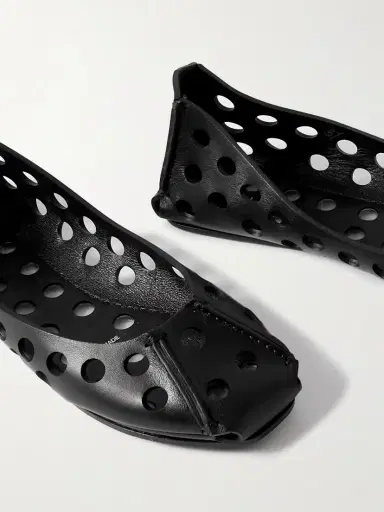 Alaïa Perforated Leather Ballet Flats | Thumbnail 4 Alaïa Perforated Leather Ballet Flats | Thumbnail 4