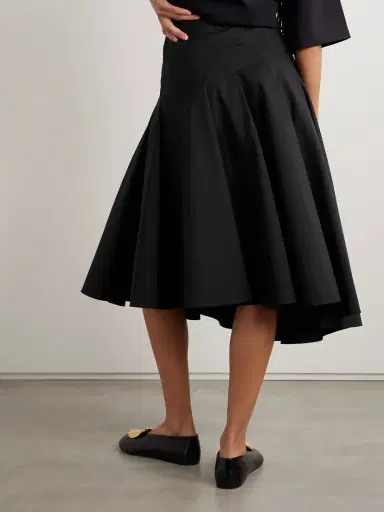 FFORME Rio Asymmetric Paneled Cotton-poplin Midi Skirt | Thumbnail 4 FFORME Rio Asymmetric Paneled Cotton-poplin Midi Skirt | Thumbnail 4