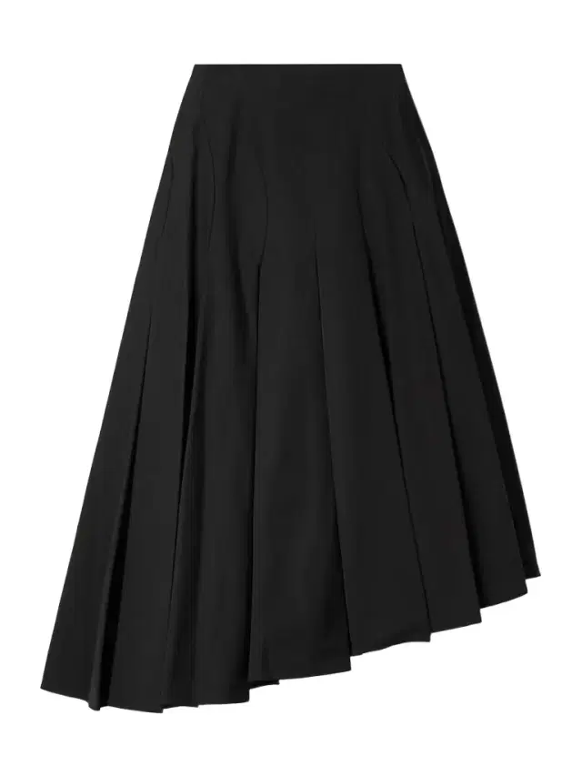 Rio Asymmetric Paneled Cotton-poplin Midi Skirt