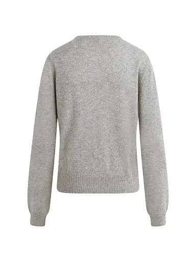 Favorite Daughter Women's The Favorite Cashmere Crewneck Sweater - Heather Grey - Size XS | Thumbnail 3 Favorite Daughter Women's The Favorite Cashmere Crewneck Sweater - Heather Grey - Size XS | Thumbnail 3