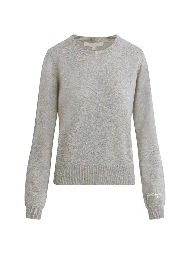 Favorite Daughter Women's The Favorite Cashmere Crewneck Sweater - Heather Grey - Size XS | Thumbnail 1 Favorite Daughter Women's The Favorite Cashmere Crewneck Sweater - Heather Grey - Size XS | Thumbnail 1