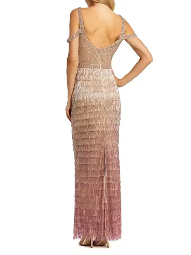 Mac Duggal Women's Evening Beaded Body-Con Gown | Thumbnail 2