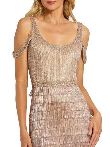 Mac Duggal Women's Evening Beaded Body-Con Gown | Thumbnail 3