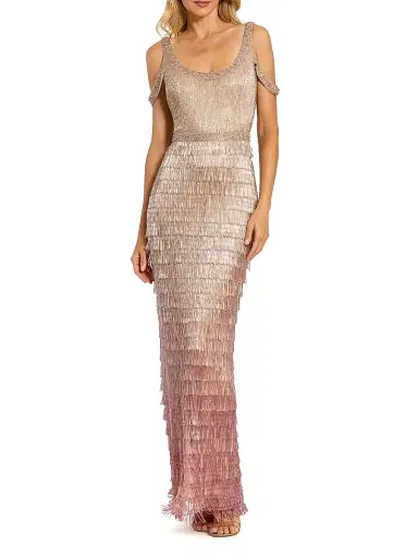 Mac Duggal Women's Evening Beaded Body-Con Gown | Thumbnail 1
