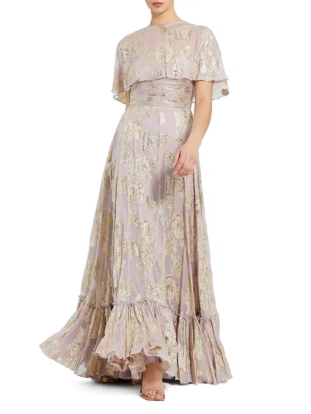 Mac Duggal Women's Evening Floral A-Line Gown - Vintage Lilac