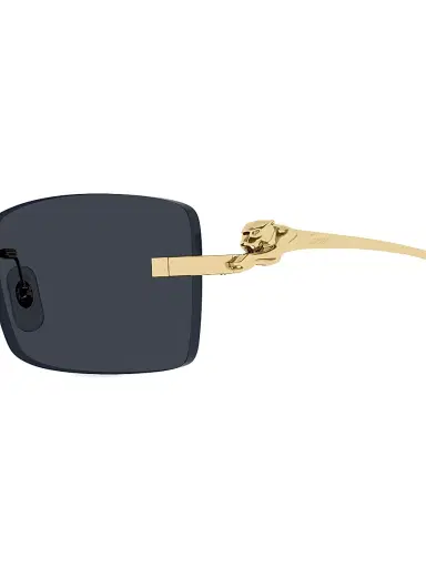 Cartier Men's Panthère Classic 58MM Rectangular Sunglasses - Gold | Thumbnail 3 Cartier Men's Panthère Classic 58MM Rectangular Sunglasses - Gold | Thumbnail 3